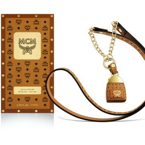 MCM perfume mini with necklace